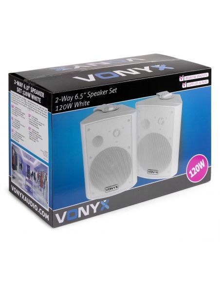 Skytec ODS65W Juego de altavoces 2 vias 120W - blanco 100025 - 11