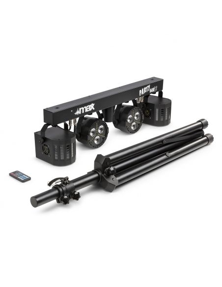 Max Partybar12 Kit 2x Foco PAR y 2 x Derby 153012 - 3