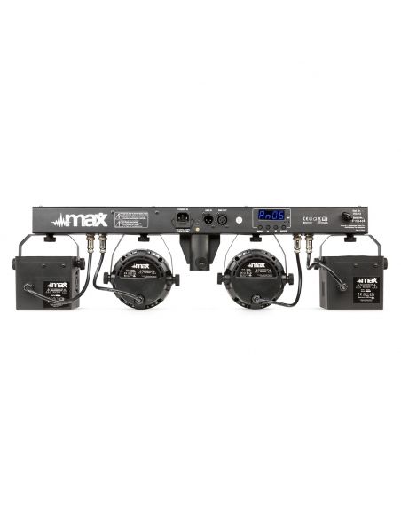 Max Partybar12 Kit 2x Foco PAR y 2 x Derby 153012 - 5