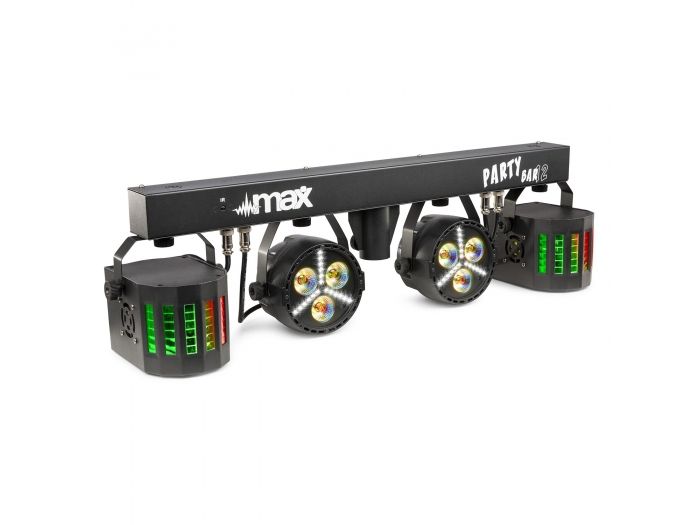 Max Partybar12 Kit 2x Foco PAR y 2 x Derby 153012 - 6