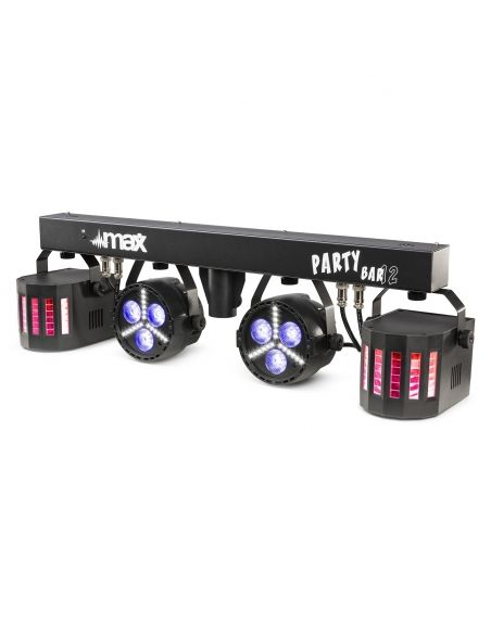 Max Partybar12 Kit 2x Foco PAR y 2 x Derby 153012 - 7