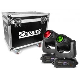 beamZ Pro IGNITE180B Cabeza Movil LED Beam 2pcs en Flightcase 150373 - 1