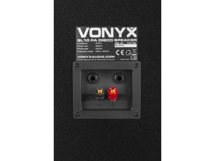 Vonyx SL10 Altavoz Pasivo disco 10"/25cm 500W 178730 - 6
