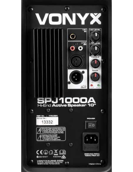 Vonyx SPJ-1000A Bafle Activo Hi-End 10" 400W 178024 - 7