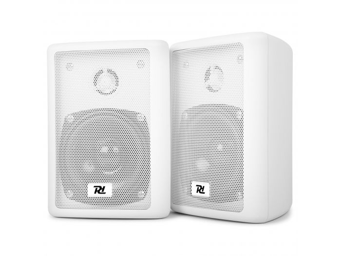 Skytec ODS40W Conjunto de altavoces estereo, 2-vias, 75W max, Blanco - Pareja 100016 - 2