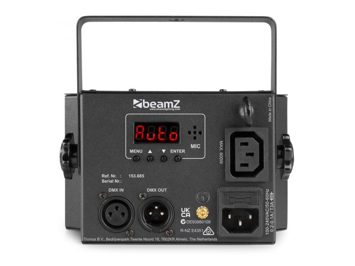 beamZ DerbyStrobo LED con DMX 153685 - 5