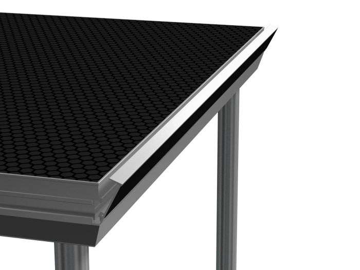 Power Dynamics SKIRT-PR Tira para colgar fald¢n de escenario Click 97cm