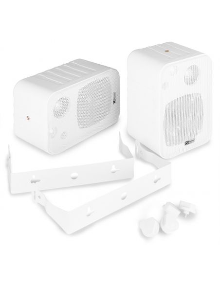 Power Dynamics BV40W Altavoces de ambiente 100V 4" Blanco 952122