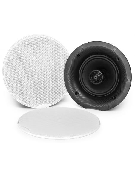 Power Dynamics CSBT80 Conjunto activo de altavoces de techo de 2 vias con BT 140W 8" 952584