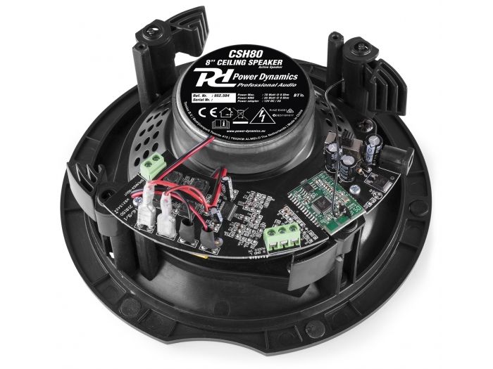 Power Dynamics CSBT80 Conjunto activo de altavoces de techo de 2 vias con BT 140W 8" 952584