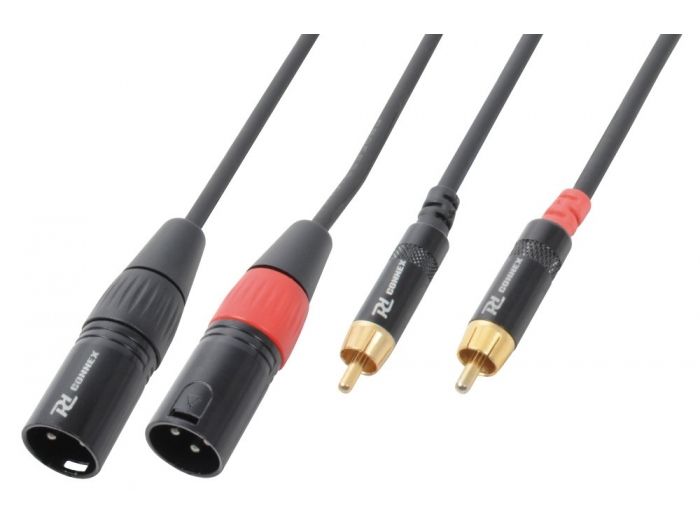 PD-Connex CX66-6 Cable 2xXLR Macho-2xRCA Macho 6.0m 176686 - 1