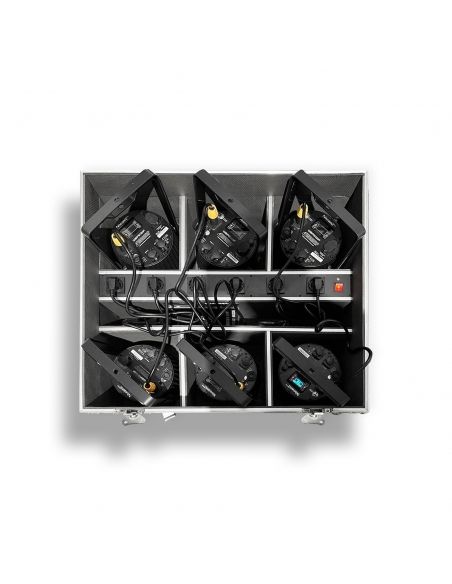 beamZ Pro FCBP12 Flightcase para 6x WBP1212IP con cargador 150785 - 6