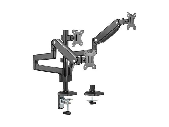 Monitor arm, gas spring, black