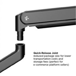 Audizio MAD30G Triple Monitor Arm Gas Spring 17-27" 129149 - 1 2