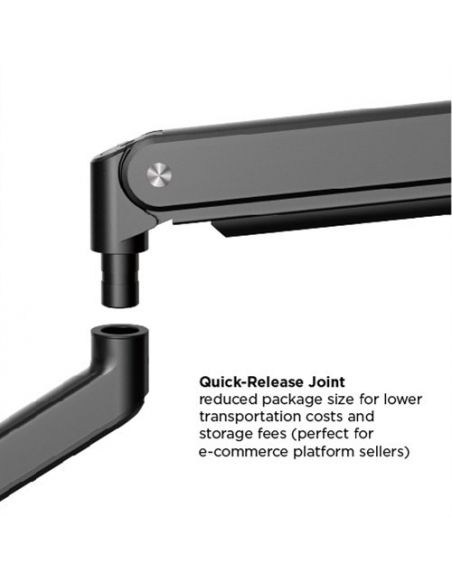 Audizio MAD30G Triple Monitor Arm Gas Spring 17-27" 129149 - 2