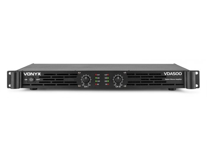 Vonyx VDA500 Amplificador PA 1U 2x 250W 172044