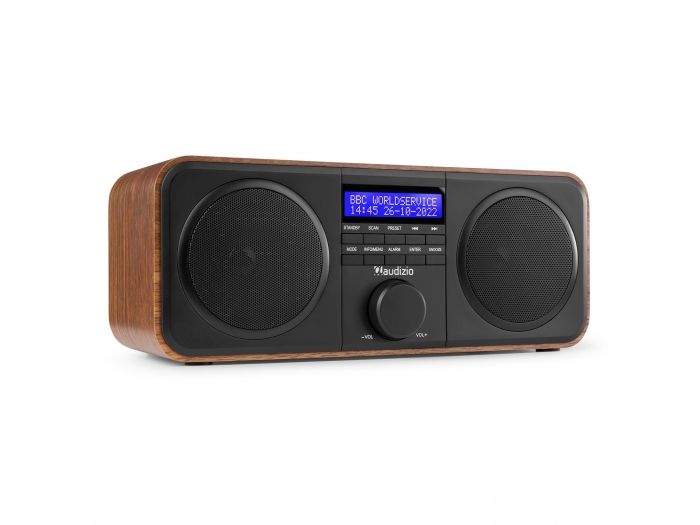 Audizio Novara DAB+ Radio estéreo Madera 102410 - 1