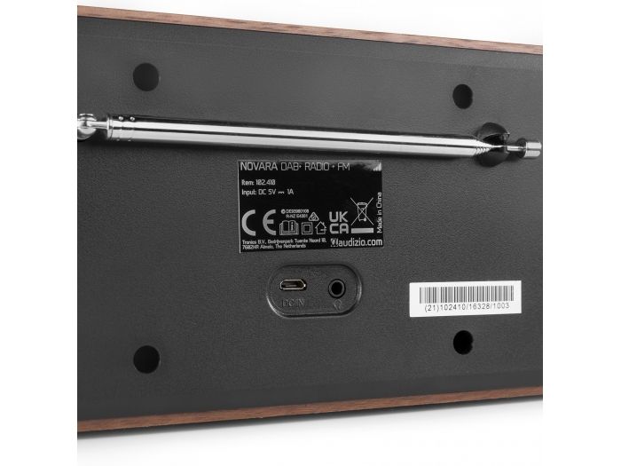 Audizio Novara DAB+ Radio estéreo Madera 102410 - 5