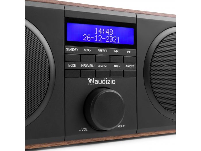 Audizio Novara DAB+ Radio estéreo Madera 102410 - 6