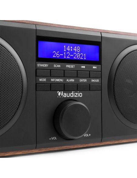 Audizio Novara DAB+ Radio estéreo Madera 102410 - 6