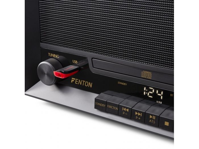 Fenton RP135WSET Giradiscos 60’s Combi con altavoces 102120 - 9