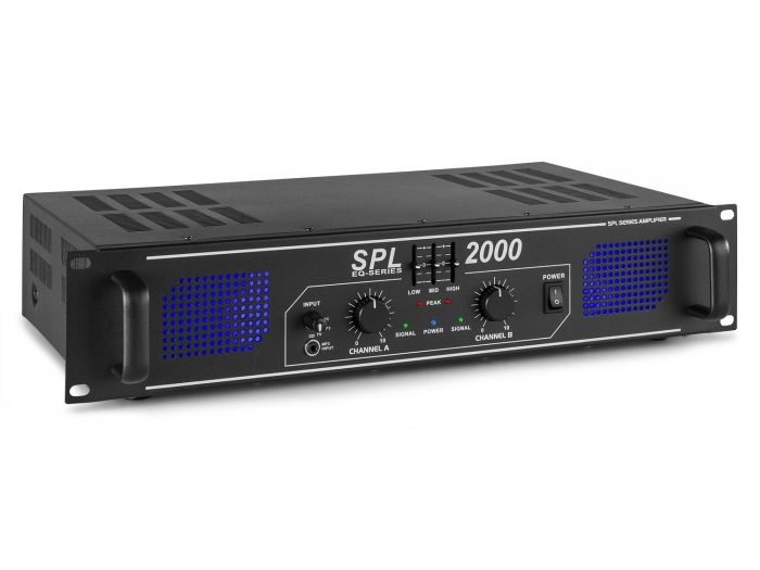 Skytec Skytec, amplificador 2x 1000W con ecualizador - SPL2000EQ | Mas Que Sonido