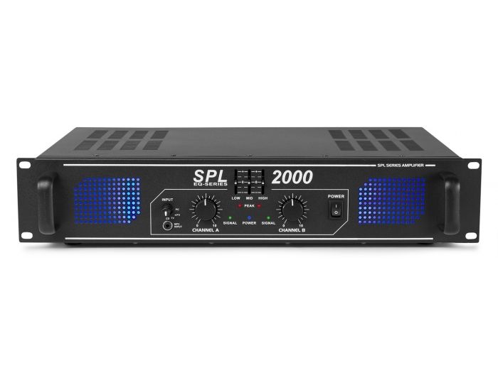 Skytec Skytec, amplificador 2x 1000W con ecualizador - SPL2000EQ | Mas Que Sonido