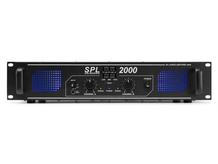 Skytec Skytec, amplificador 2x 1000W con ecualizador - SPL2000EQ | Mas Que Sonido