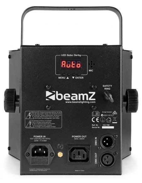 beamZ Gobo Derby con UV y Strobo 153708 - 3