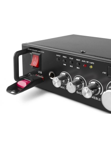 Max AV340 Amplificador Karaoke con reproductor Multimedia 103118
