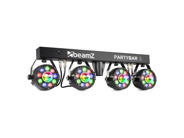 beamZ PartyBar3 4x PAR con Magic Ball 153240 - 1