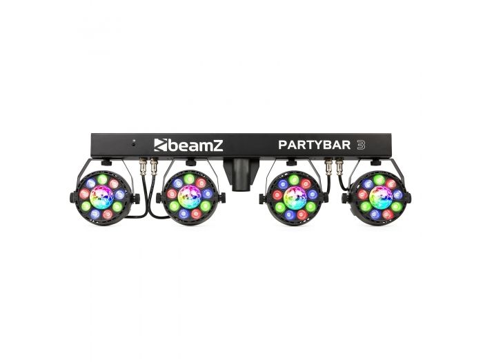beamZ PartyBar3 4x PAR con Magic Ball 153240 - 4