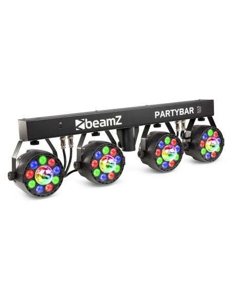 beamZ PartyBar3 4x PAR con Magic Ball 153240 - 6