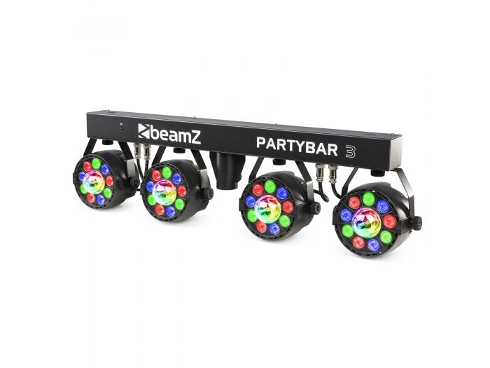 beamZ PartyBar3 4x PAR con Magic Ball 153240 - 7