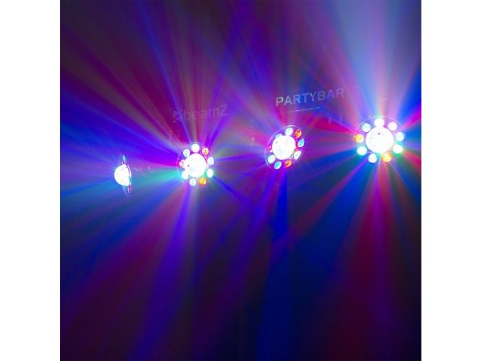 beamZ PartyBar3 4x PAR con Magic Ball 153240 - 9