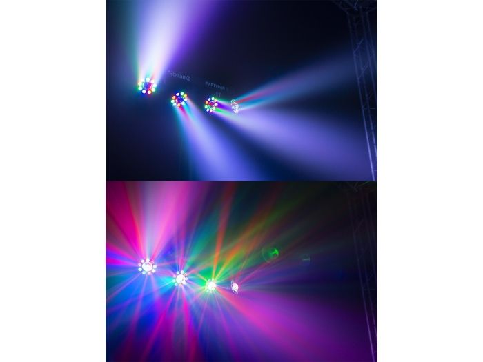 beamZ PartyBar3 4x PAR con Magic Ball 153240 - 10