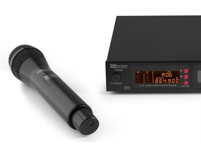 Power Dynamics PD504H Microfono inalamabrico de 4x 50 canales con 4 microfonos de mano 179004 - 9