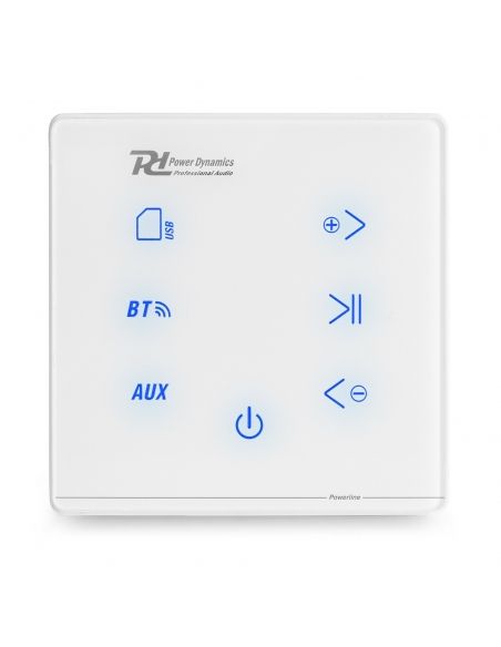 Power Dynamics Powerline A50W Amplificador empotrable BT Blanco 952454 - 1