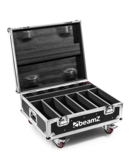 Beamz FCC12 FlightCase para 6x focos serie BBP612 Charging 