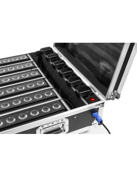 Beamz FCC12 FlightCase para 6x focos serie BBP612 Charging 
