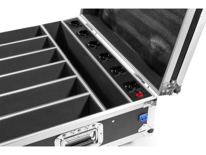 Beamz FCC12 FlightCase para 6x focos serie BBP612 Charging 