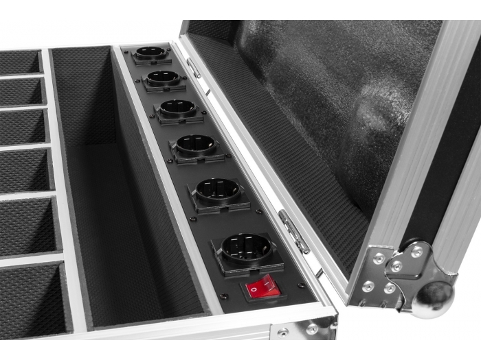 Beamz FCC12 FlightCase para 6x focos serie BBP612 Charging 