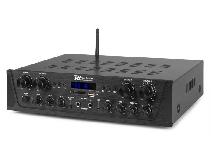 Power Dynamics PV240BT Amplificador de audio de 4 zonas 400W 953032 - 2