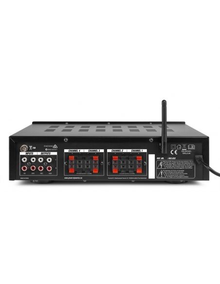 Power Dynamics PV240BT Amplificador de audio de 4 zonas 400W 953032 - 4