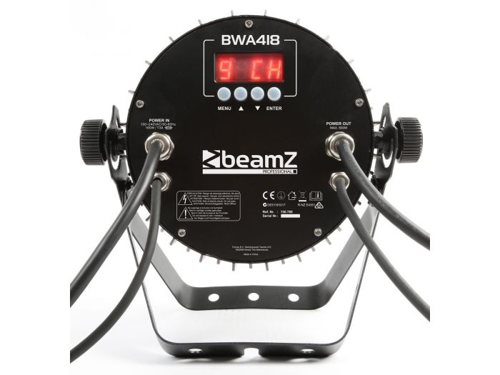 Beamz BWA418 Foco PAR LED Aluminio IP65 