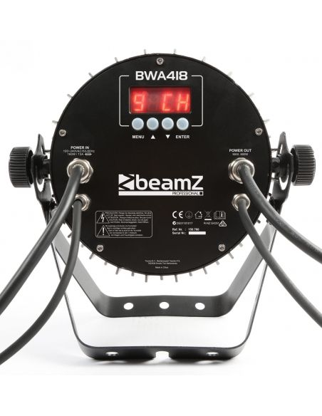 Beamz BWA418 Foco PAR LED Aluminio IP65 
