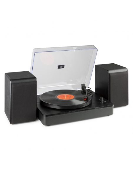 Audizio RP330 Giradiscos HQ Negro con altavoces 102178 - 1