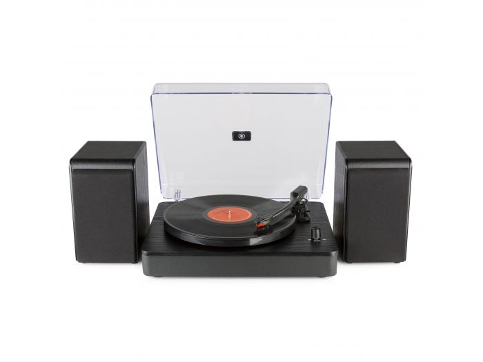 Audizio RP330 Giradiscos HQ Negro con altavoces 102178 - 2