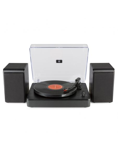 Audizio RP330 Giradiscos HQ Negro con altavoces 102178 - 2