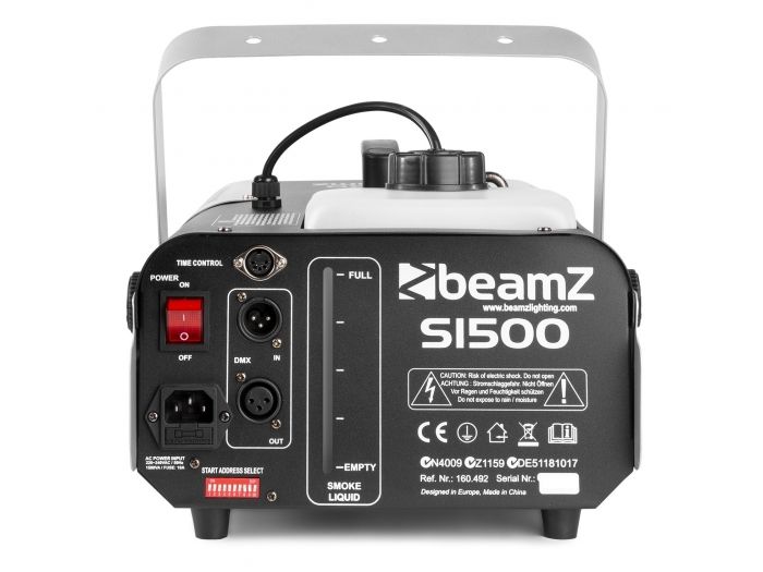beamZ S1500 Máquina de humo DMX con control de temporizador 160492 - 5